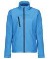 RG632 ladies Ablaze 3 Layer Softshell Navy/French Blue colour image