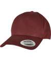 YP058/F7707 5-panel curved classic snapback Burgundy colour image