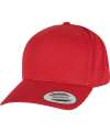 YP058/F7707 5-panel curved classic snapback Mars Red colour image