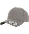 YP058/F7707 5-panel curved classic snapback Grey colour image