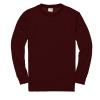 CR03 Organic Sweatshirt Burgundy colour image