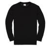 CR03K Organic Kids Sweatshirt Jet Black colour image