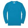 CR03K Comfort Cut Kids Sweatshirt Turquoise colour image