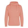 JH021 Cross Neck Hoodie Dusty Pink colour image