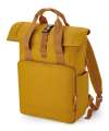BG118L Recycled Twin Handle Roll-Top Laptop Backpack Mustard colour image