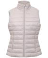 TS031F Ladies Terrain Padded Gilet Oyster White colour image