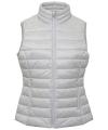 TS031F Ladies Terrain Padded Gilet Silver colour image