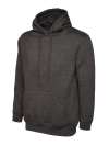 UC510 Ladies Deluxe Hooded Sweatshirt Charcoal colour image