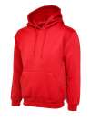 UC510 Ladies Deluxe Hooded Sweatshirt Red colour image
