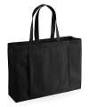 W818  Organic Yoga Tote Bag Black colour image