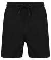 SF432 Unisex sustainable fashion sweat shorts Black colour image