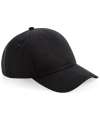 BB62N Organic Cotton 5 Panel Cap  Black colour image