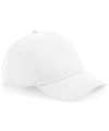 BB62N Organic Cotton 5 Panel Cap  White colour image