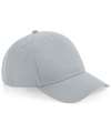 BB62N Organic Cotton 5 Panel Cap  Light Grey colour image