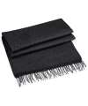 BB500 Classic Woven Scarf Charcoal colour image