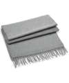 BB500 Classic Woven Scarf Heather Grey colour image