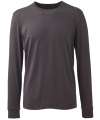 AM11 Organic Long Sleeve T-Shirt  Charcoal colour image