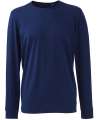 AM11 Organic Long Sleeve T-Shirt  Navy colour image