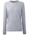 AM11 Organic Long Sleeve T-Shirt  Grey Marl colour image