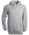 BA420/WU620 Hooded Sweatshirt Heather Grey colour image