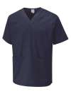 UC921 Scrub Tunic Navy colour image