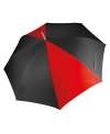 KI2007  Golf Umbrella Black / Red colour image