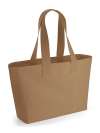 W610  Everyday Canvas Tote Caramel colour image