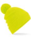 B439 Beechfield Thermal Snowstar® Beanie Fluorescent Yellow colour image