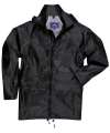 PW166 Classic Rain Jacket Black colour image