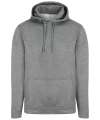 JH006 Sports Polyester Hoodie Grey melange colour image