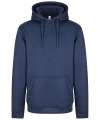 JH006 Sports Polyester Hoodie Blue Melange  colour image