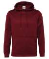 JH006 Sports Polyester Hoodie Burgundy colour image