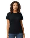 GD26 65000L Softstyle Midweight Womens T Shirt Black colour image