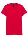 GD26 65000L Softstyle Midweight Womens T Shirt Red colour image