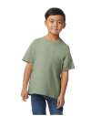 GD24B 65000B Softstyle Midweight Youth T Shirt Sage colour image