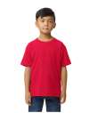 GD24B 65000B Softstyle Midweight Youth T Shirt Red colour image