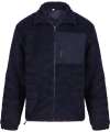 FR854 Recycled Sherpa Fleece Jacket Navy colour image