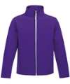 RG627 TRA628 Regatta Ablaze Printable Soft Shell Jacket Vibrant Purple / Black colour image