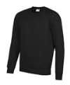 AC001 AWDis Academy Senior Raglan Sweatshirt Black colour image