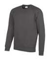 AC001 AWDis Academy Senior Raglan Sweatshirt Charcoal colour image