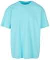 BY102 Heavy oversized tee Beryl Blue colour image