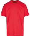 BY102 Heavy oversized tee City Red colour image