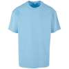 BY102 Heavy oversized tee Baltic Blue  colour image