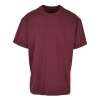 BY102 Heavy oversized tee Cherry colour image