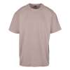 BY102 Heavy oversized tee Dusk Rose colour image