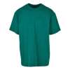 BY102 Heavy oversized tee Green colour image