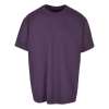 BY102 Heavy oversized tee Purple Night colour image
