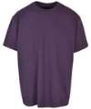 BY102 Heavy oversized tee Purple Night colour image