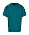 BY102 Heavy oversized tee Retro Green colour image