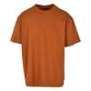 BY102 Heavy oversized tee Toffee colour image
